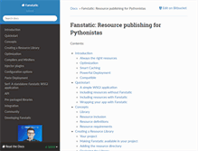 Tablet Screenshot of fanstatic.org